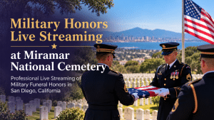 Military Honors livestreaming Miramar National Cemetery