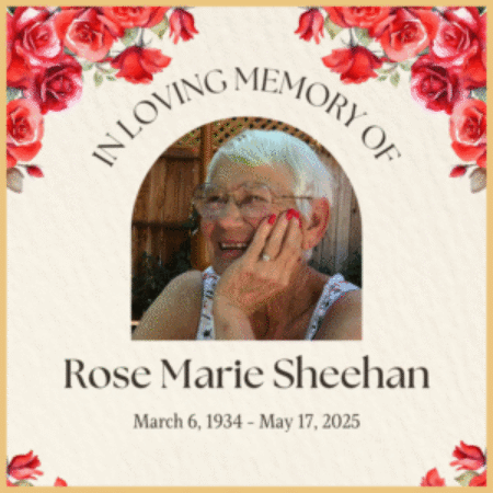 Rose Marie Sheehan Memorial Page Rose Marie Sheehan Funeral Live Stream